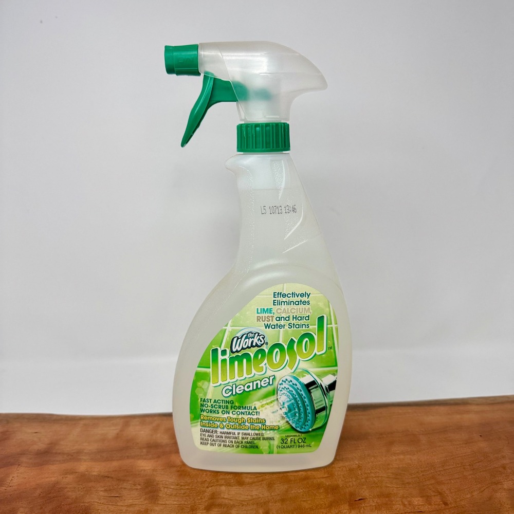 The Works Limeosol Cleaner 32oz Discontinued Lime Calcium Rust Remover